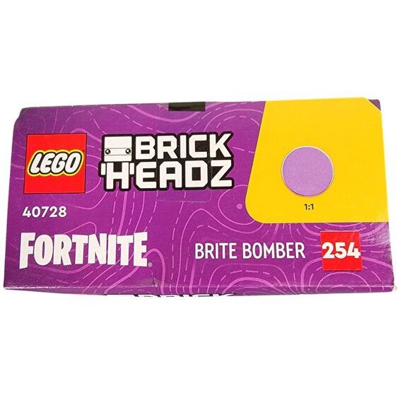Lego Fortnite Brite Bomber 40728 Brick Headz Pink Building Set Toy New In Box - Picture 3 of 9
